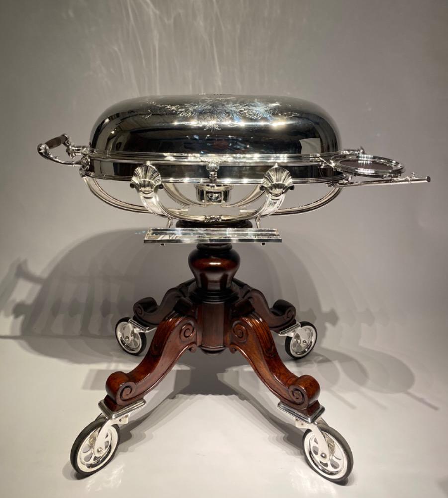 A 19thC. Chariot / trolley by Christofle. 