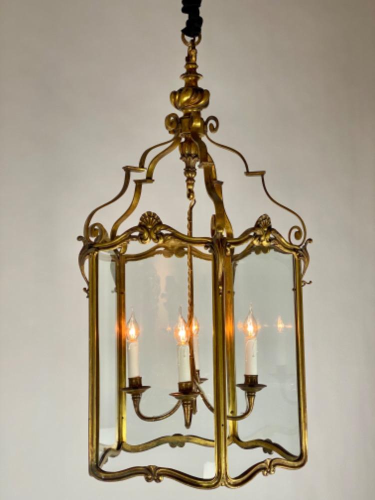 A large Louis XV lantern. 