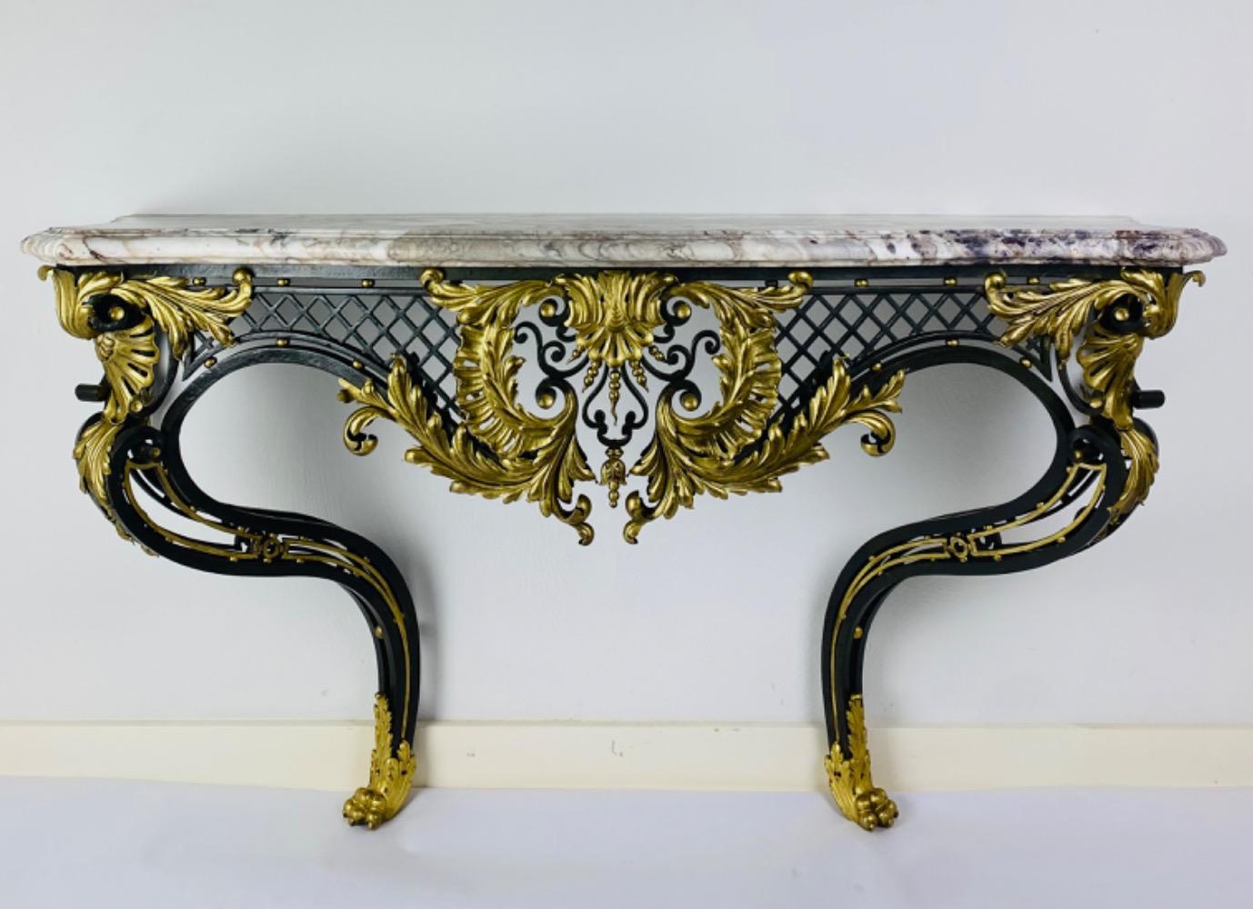 A Louis XV style console