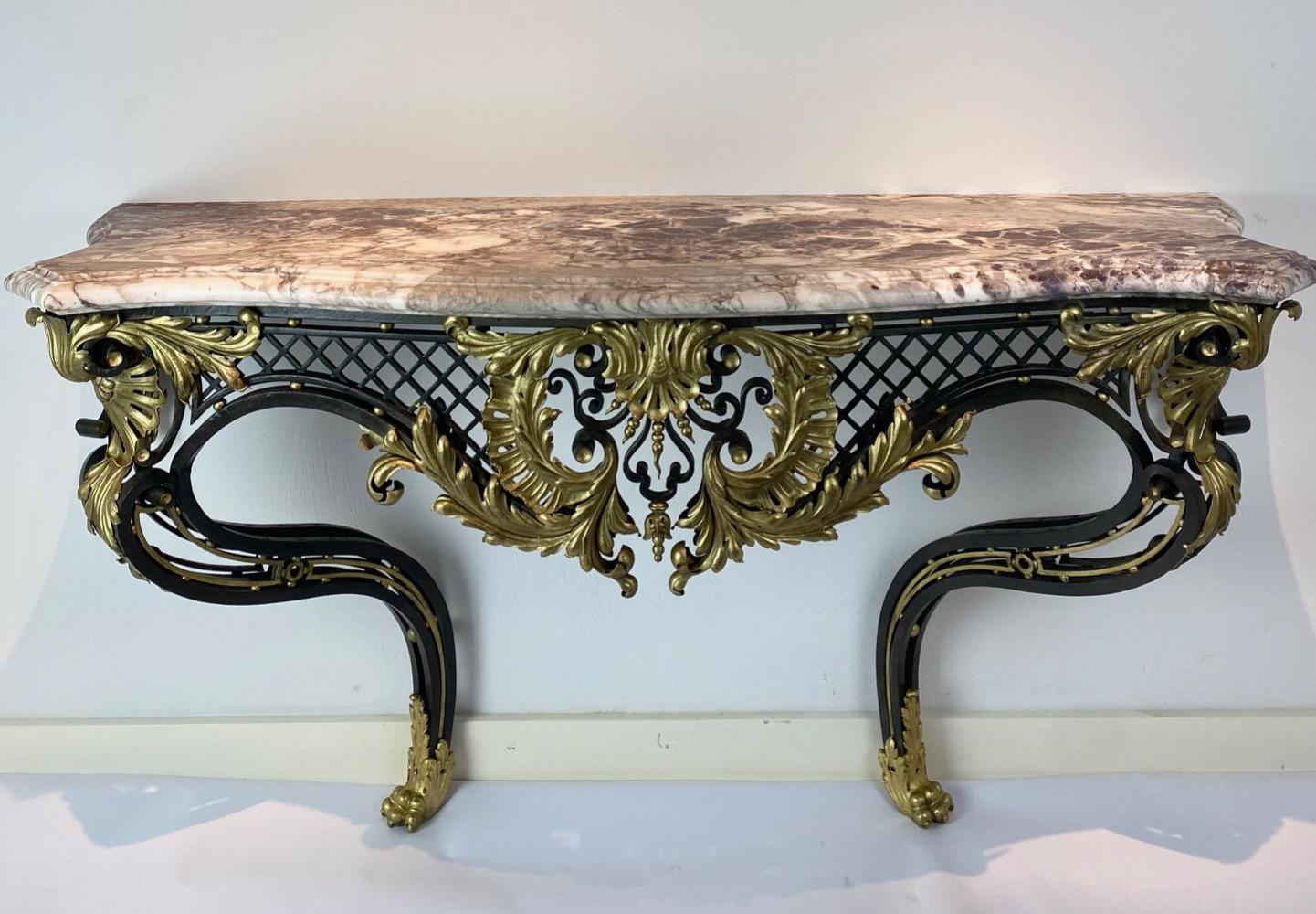 A Louis XV style console