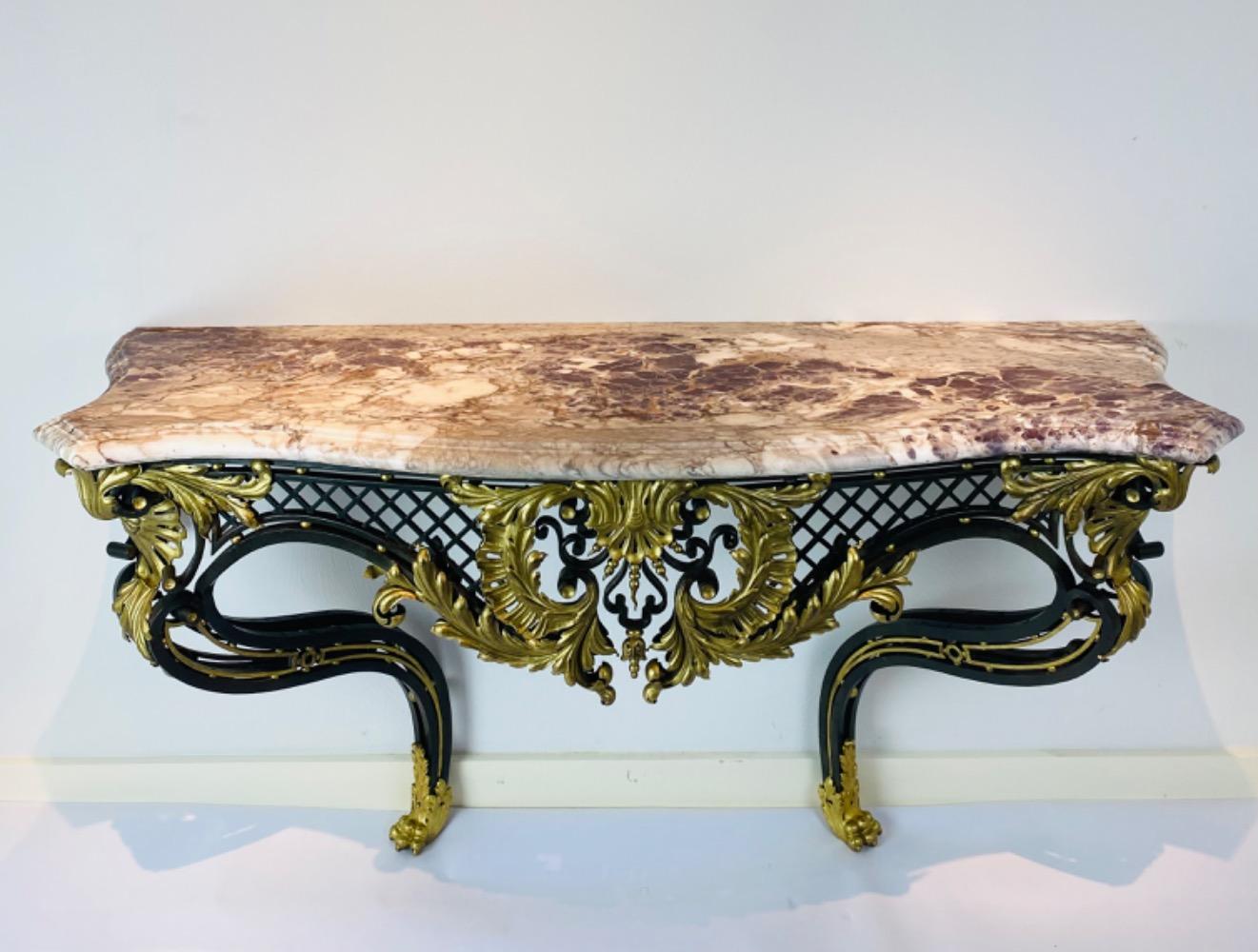 A Louis XV style console