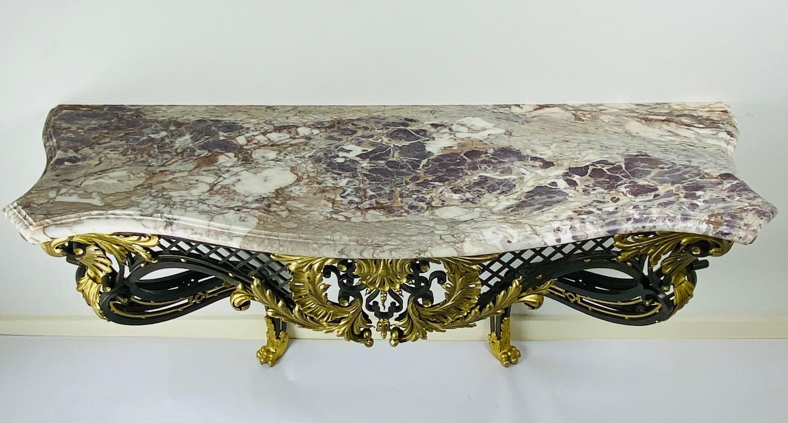 A Louis XV style console