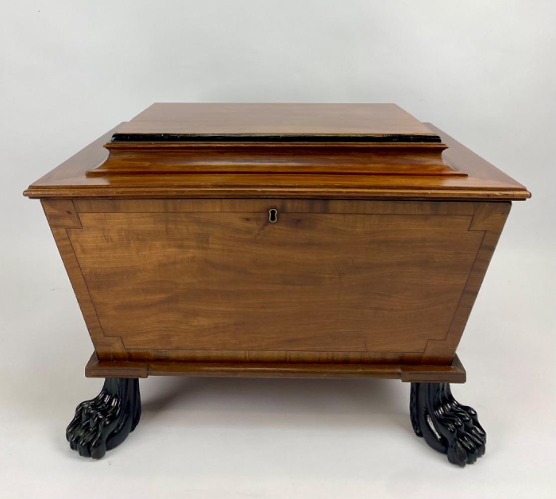 A Victorian mahogany wine cooler. 