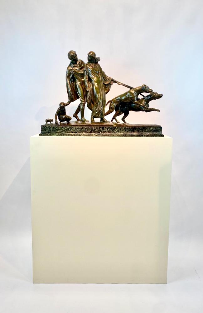 An Art Deco bronze sculpture by Fernand Gysen