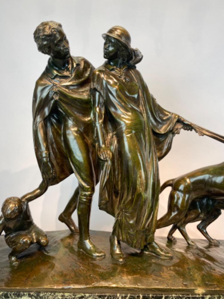 An Art Deco bronze sculpture by Fernand Gysen