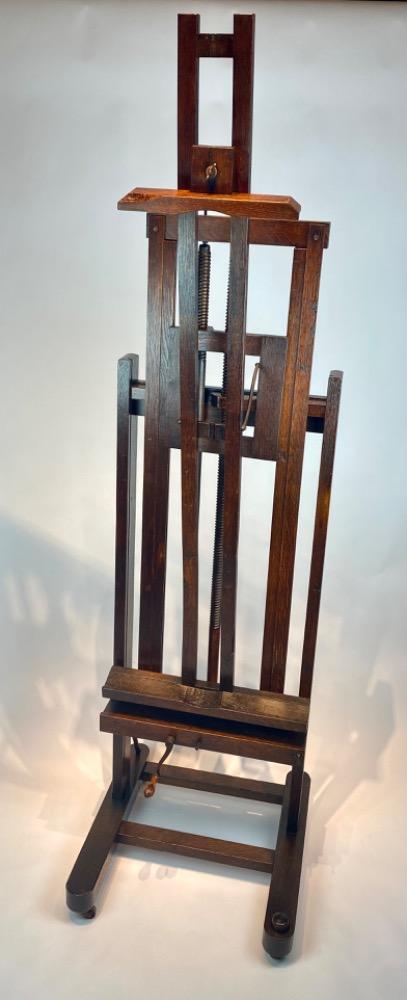 An Artists studio easel. 