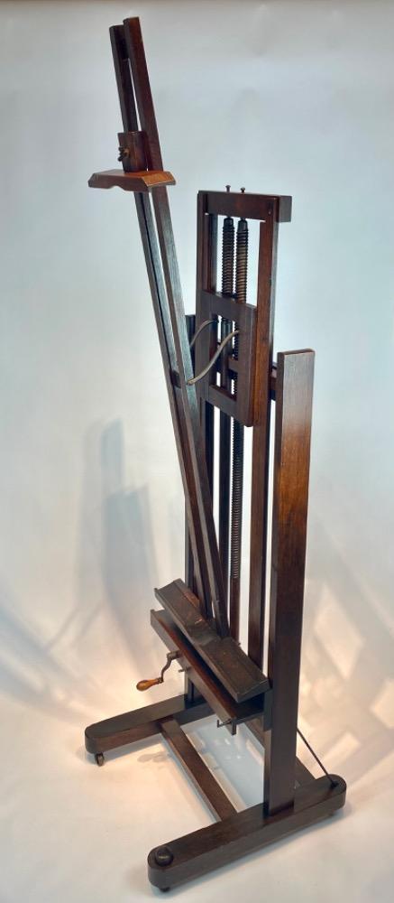 An Artists studio easel. 