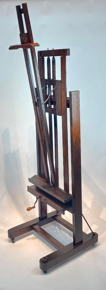 An Artists studio easel. 