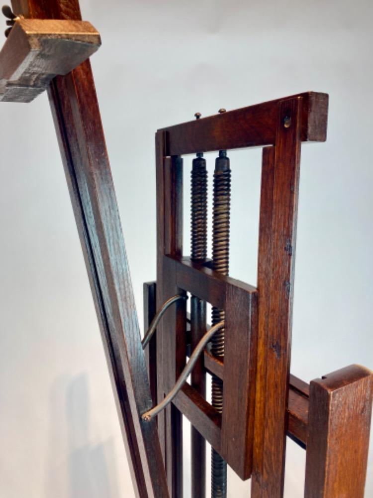 An Artists studio easel. 