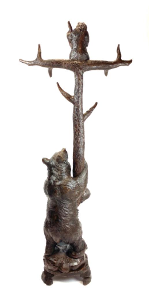 Black Forest  bear coat rack. 