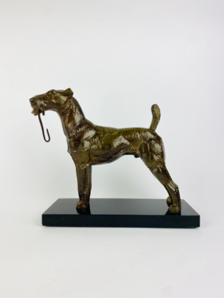 Bronze terrier by André-Vincent Becquerel (1893-1981)