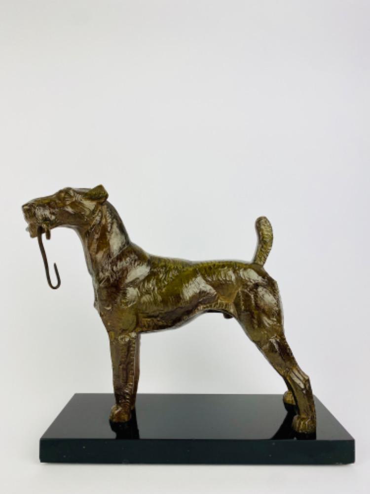 Bronze terrier by André-Vincent Becquerel (1893-1981)