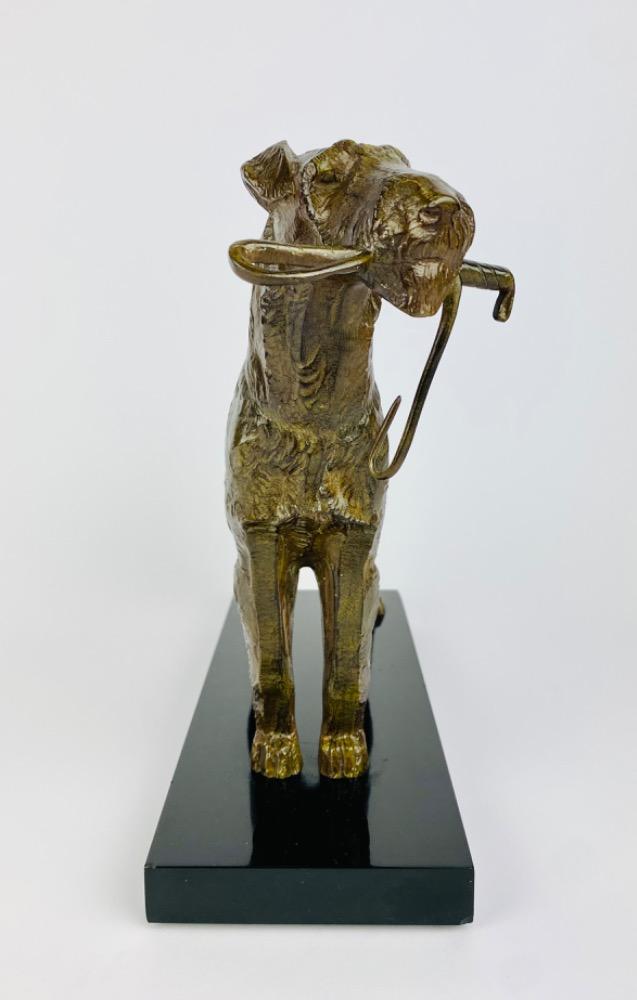 Bronze terrier by André-Vincent Becquerel (1893-1981)