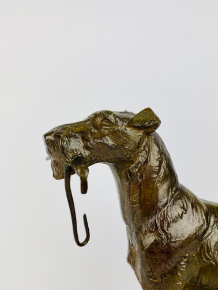 Bronze terrier by André-Vincent Becquerel (1893-1981)