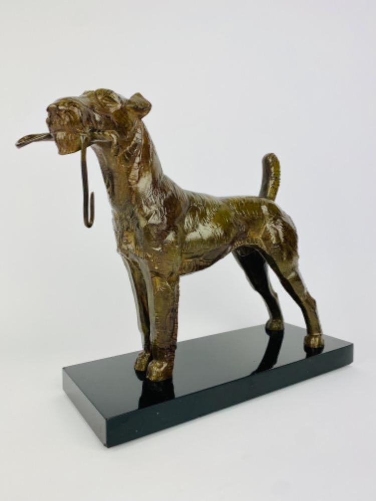 Bronze terrier by André-Vincent Becquerel (1893-1981)