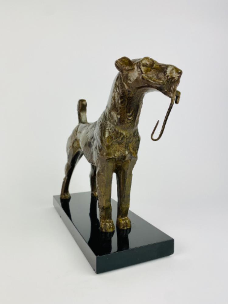 Bronze terrier by André-Vincent Becquerel (1893-1981)