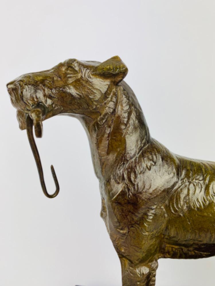 Bronze terrier by André-Vincent Becquerel (1893-1981)