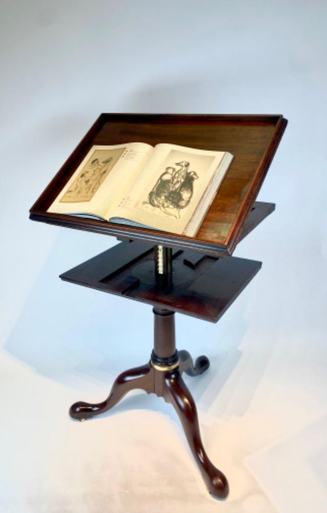 George III Cuban mahogany library / reading table