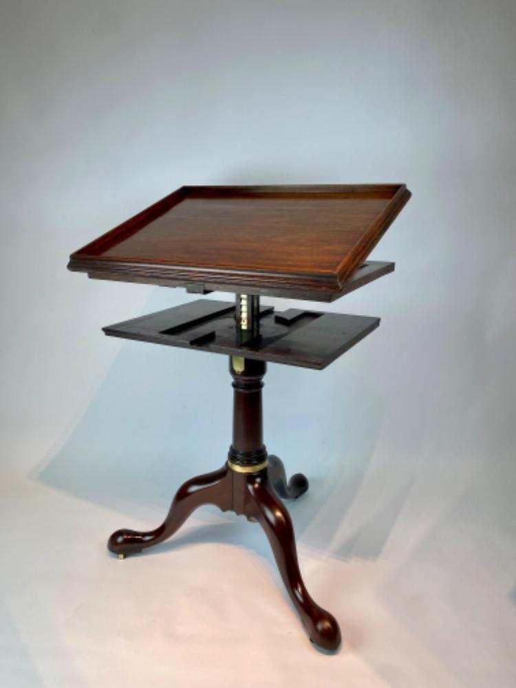 George III Cuban mahogany library / reading table