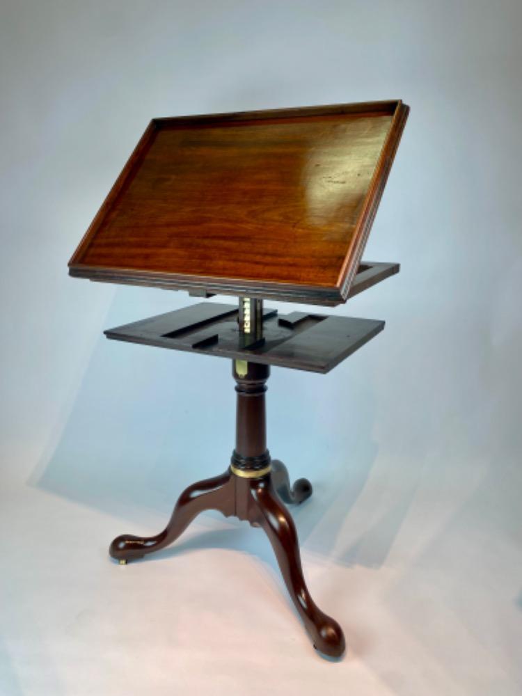 George III Cuban mahogany library / reading table