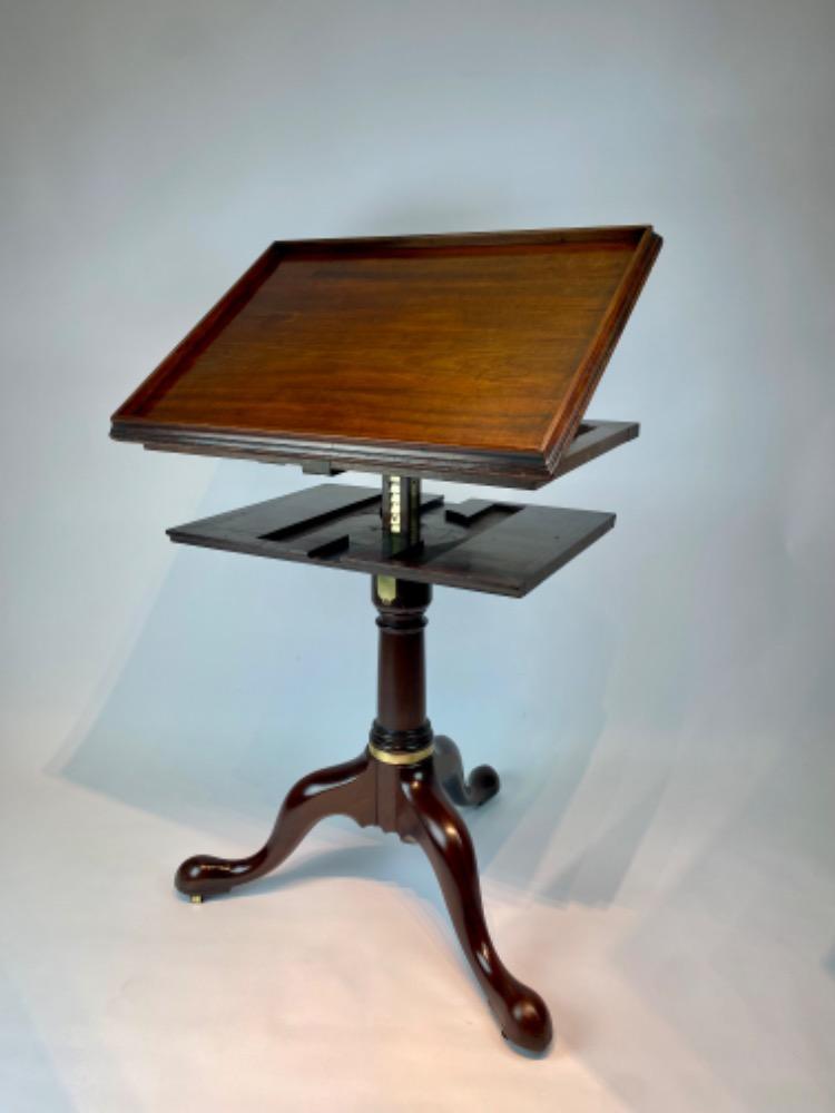 George III Cuban mahogany library / reading table