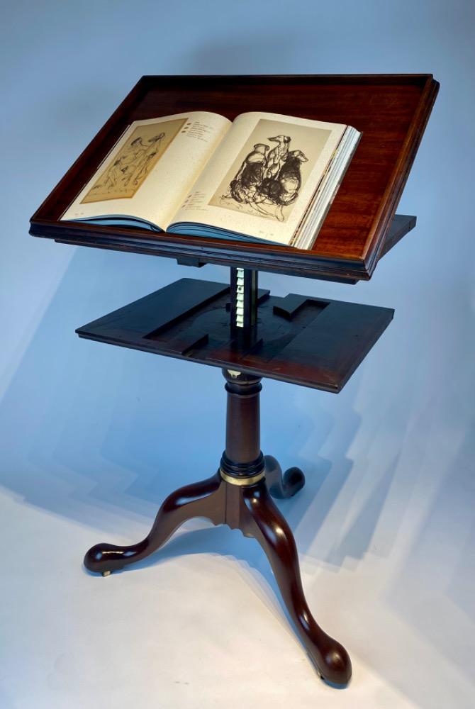 George III Cuban mahogany library / reading table